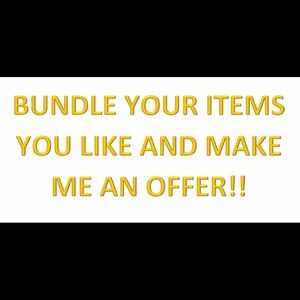 Bundle your items and make an offer
