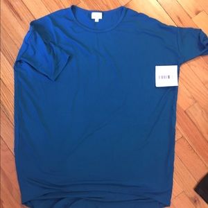 XS LulaRoe Irma NWT Teal Blue