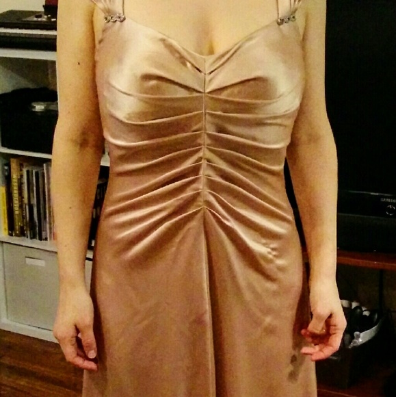 JS Collections size 10 blush/rose gown - Picture 1 of 3