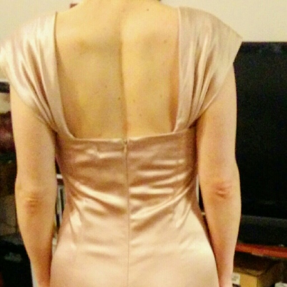 JS Collections size 10 blush/rose gown - Picture 2 of 3