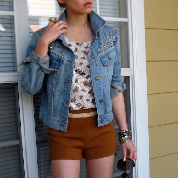 Forever 21 Jackets & Coats - Like NEW studded denim jacket Forever 21 Jackets & Coats - Like NEW studded denim jacket