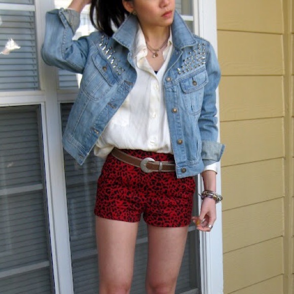 Forever 21 Jackets & Coats - Like NEW studded denim jacket Forever 21 Jackets & Coats - Like NEW studded denim jacket