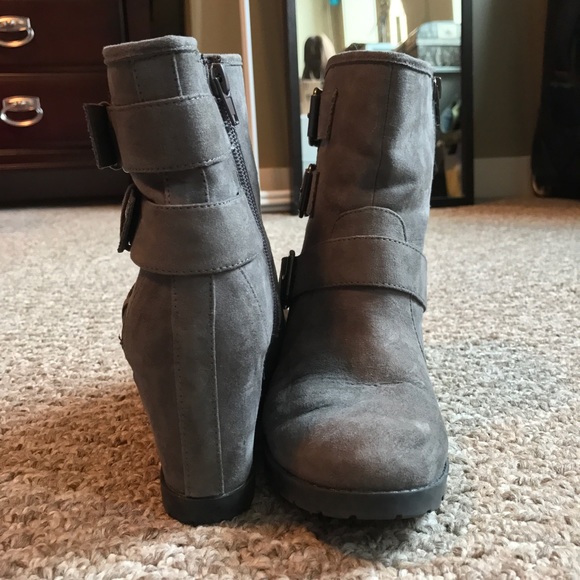 Suede Booties 3" Heel - Picture 3 of 3