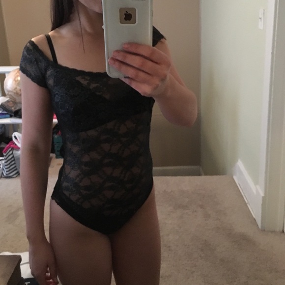 NWT Victoria's Secret Black Bodysuit