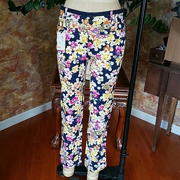 Anthro Cartonnier Floral Trousers