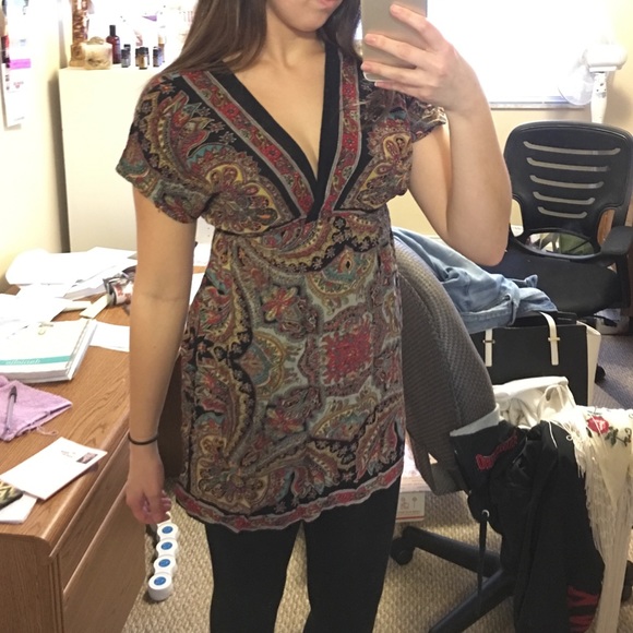 Patterned tunic
