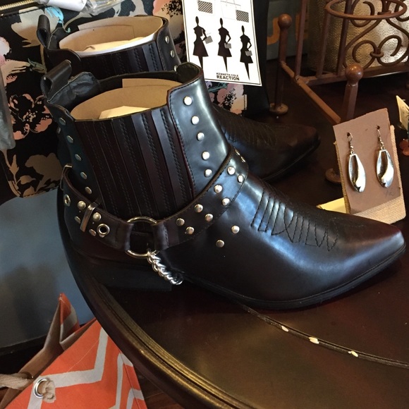 Amazing cherry copper vegan leather.