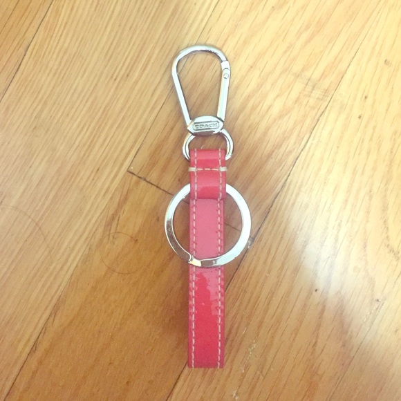 Coach Patent Leather Key Chain