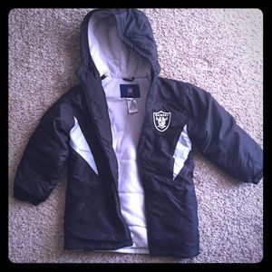 Raiders winter coat