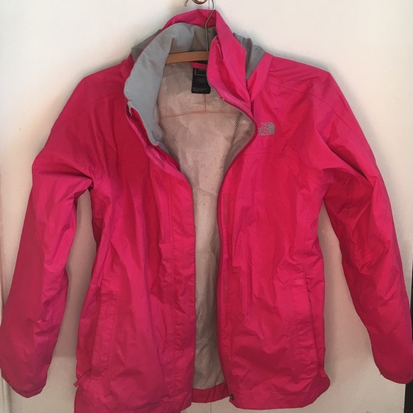 North face rain coat