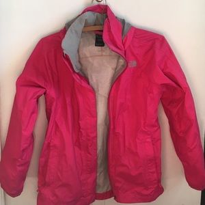 North face rain coat