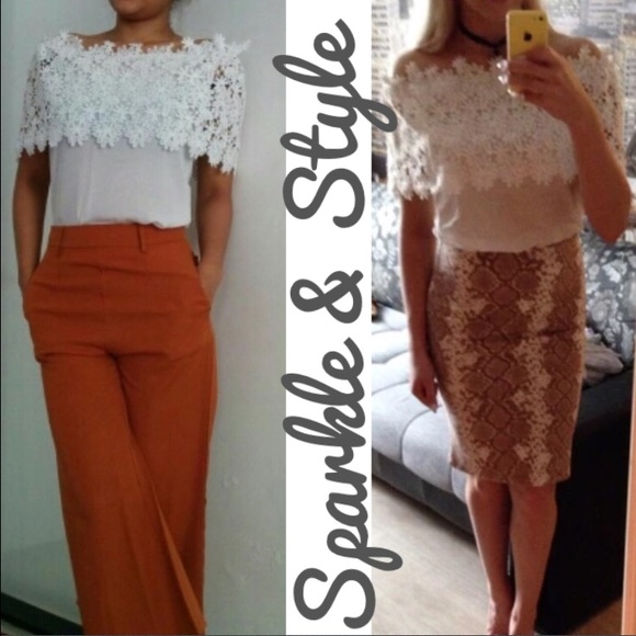 ✨Essential cream lace top✨ - Picture 4 of 5