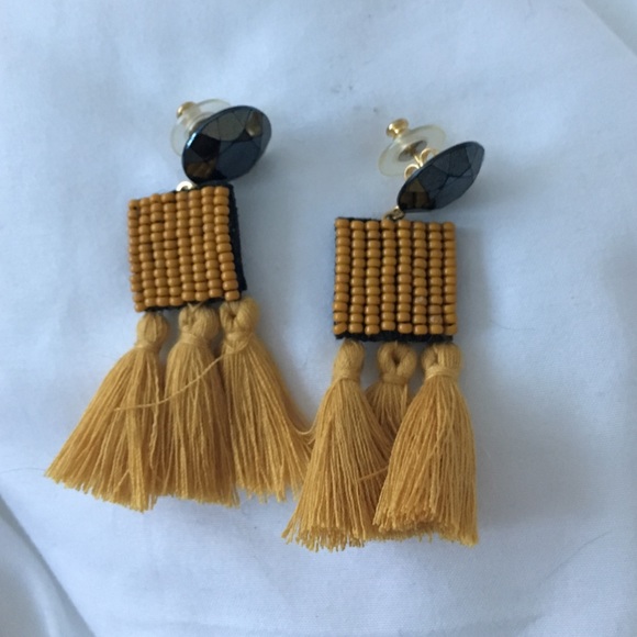 Handmade Tassel Earrings 💛
