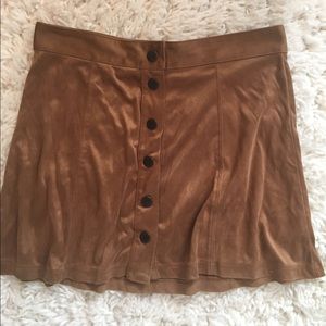 American Eagle faux suede skirt size 4