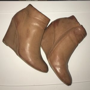Tan booties