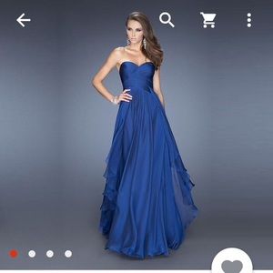 Royal Blue Long Evening Dress