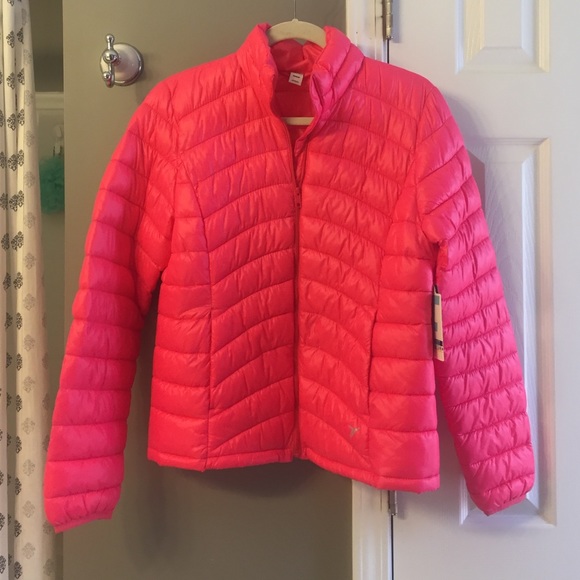 Old Navy Medium Hot Pink Puffy Winter Coat