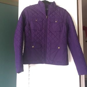 Ralph Lauren purple quilted jacket