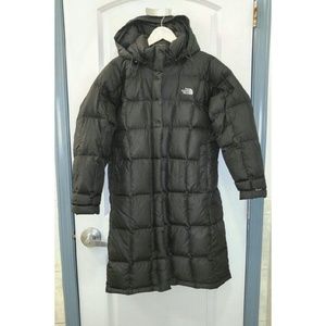 North face down filled parka
