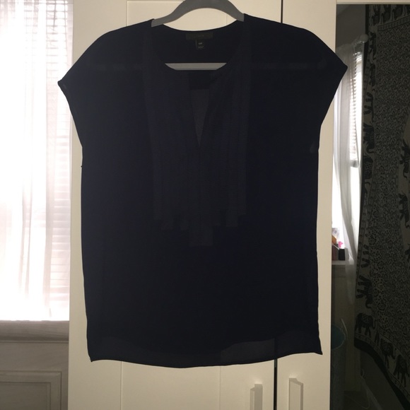 J. Crew Cap Sleeve Blouse