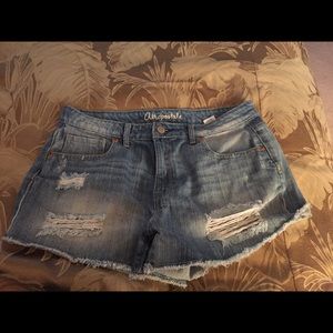 Aeropostale High-Rise Jean Shorts
