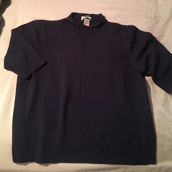 Short sleeve sweater XL Navy