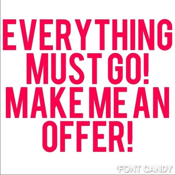 Open to offers.. ya never no!!