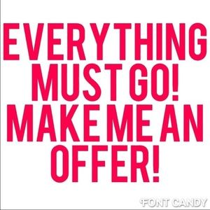 Open to offers.. ya never no!!