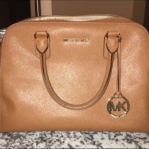 Large MK brown satchel