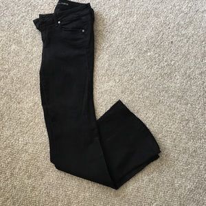 Women's Black Flare Leg Jeans