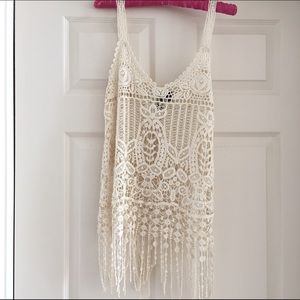 Crochet Tassle Tank