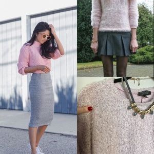 TOPSHOP Knit soft pink sweater