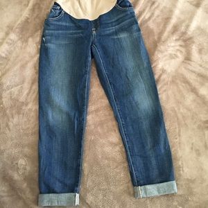 Maternity jean capris