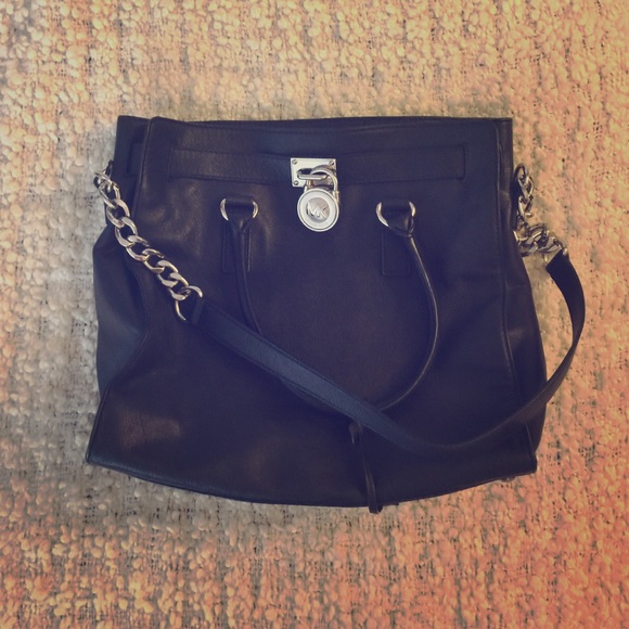 Michael Kors black Hamilton bag