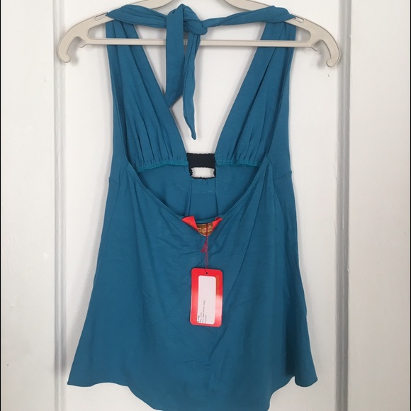 Ingwa Melero Emersld Buckle Halter Top - Picture 2 of 4