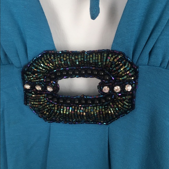 Ingwa Melero Emersld Buckle Halter Top - Picture 3 of 4