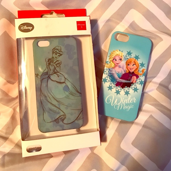 Gently used Disney cases for iPhone 5/5s!