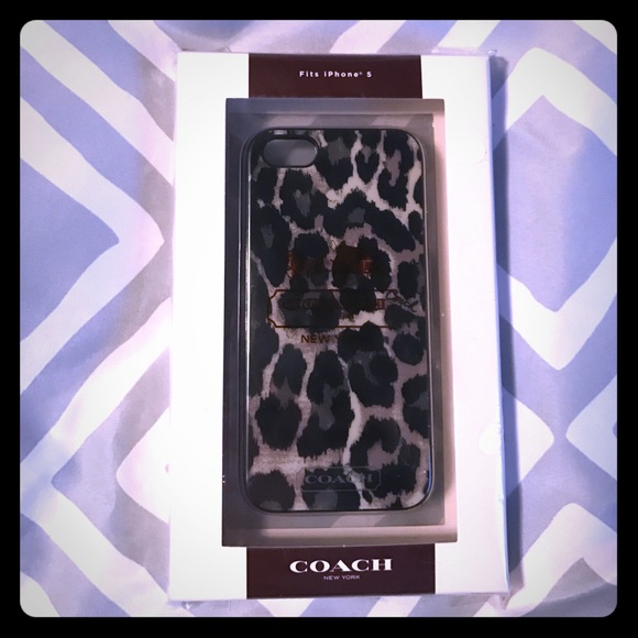Brand new Coach iPhone 5/5s case