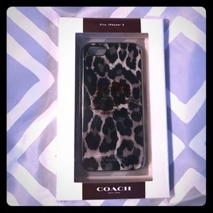Brand new Coach iPhone 5/5s case
