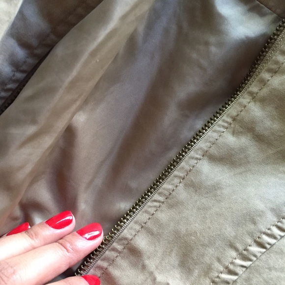 Tan Bomber Jacket-Summer Blow Out! - Picture 4 of 4