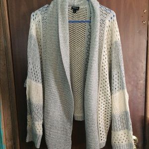 Torrid striped knit cardigan
