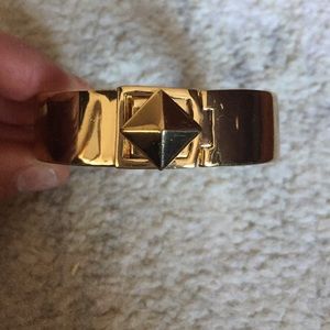 Kate Spade Locked In Gold Hinge Bracelet