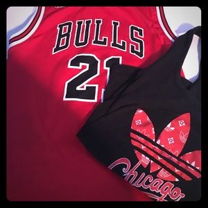 ADIDAS BULLS BUNDLE//Jersey & Tank