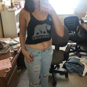 California Republic crop top by Brandy Melville