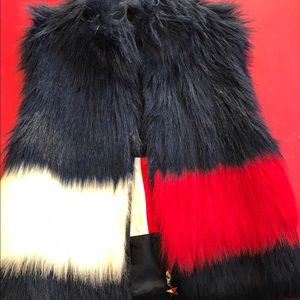 Vintage Tommy Girl by Tommy Hilfiger Fur Vest