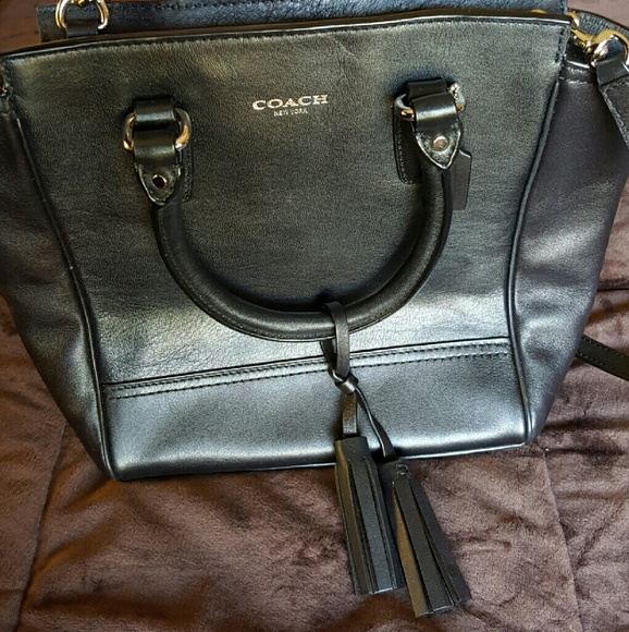 Black Mini tote Coach bag - Picture 2 of 2