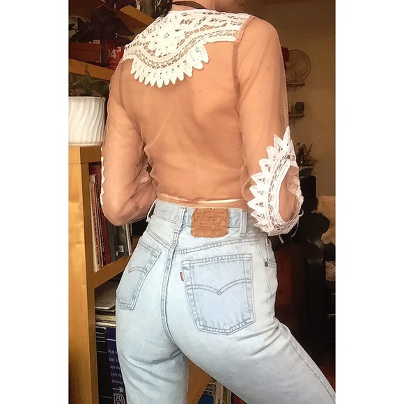 🚫SOLD🚫🎄Vintage 501 Light Wash Levi's 23/24🎄 - Picture 2 of 4