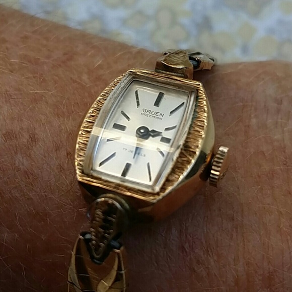 Vintage Gruen Precision 10K Gold Filed Watch