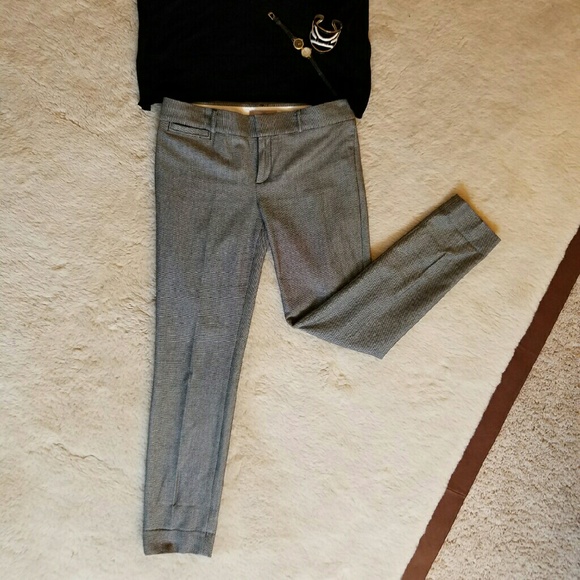 Banana Republic Black & White Slim Pants