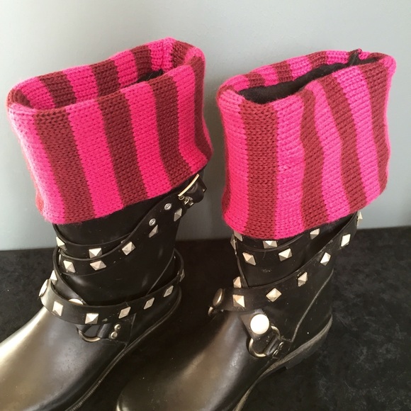 Pink Knit Fleece Boot Liners - Size 5 6 7 - Picture 4 of 4